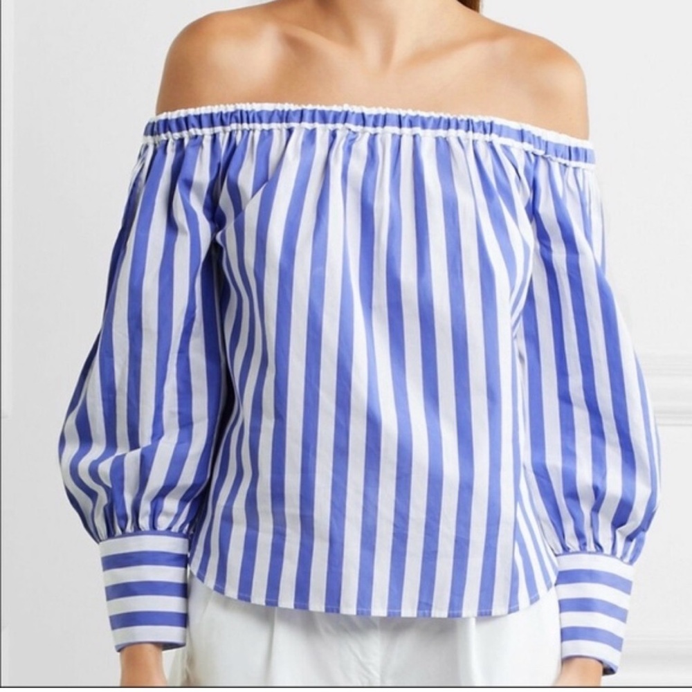 COLLECTION THOMAS MASON® FOR J.CREW OFF-THE-SHOULDER STRIPED TOP